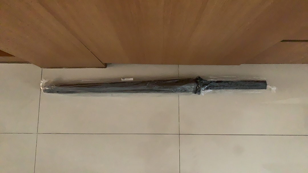Hhyukimi Payung Unik Jepang Bentuk  Sword Umbrella Katana Uv Pelindung Panas Hujan B062