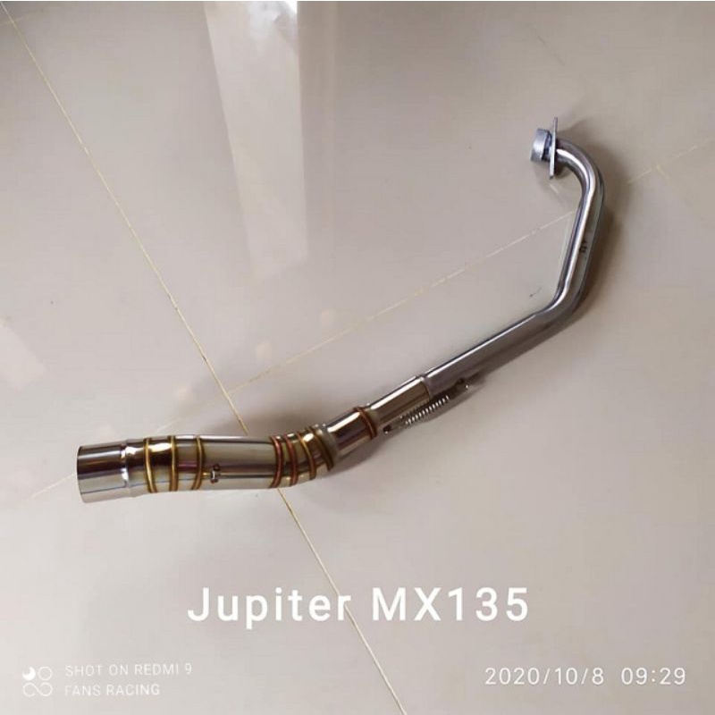 Leher pipa Knalpot racing Jupiter mx new Jupiter mx lama inlet 50mm