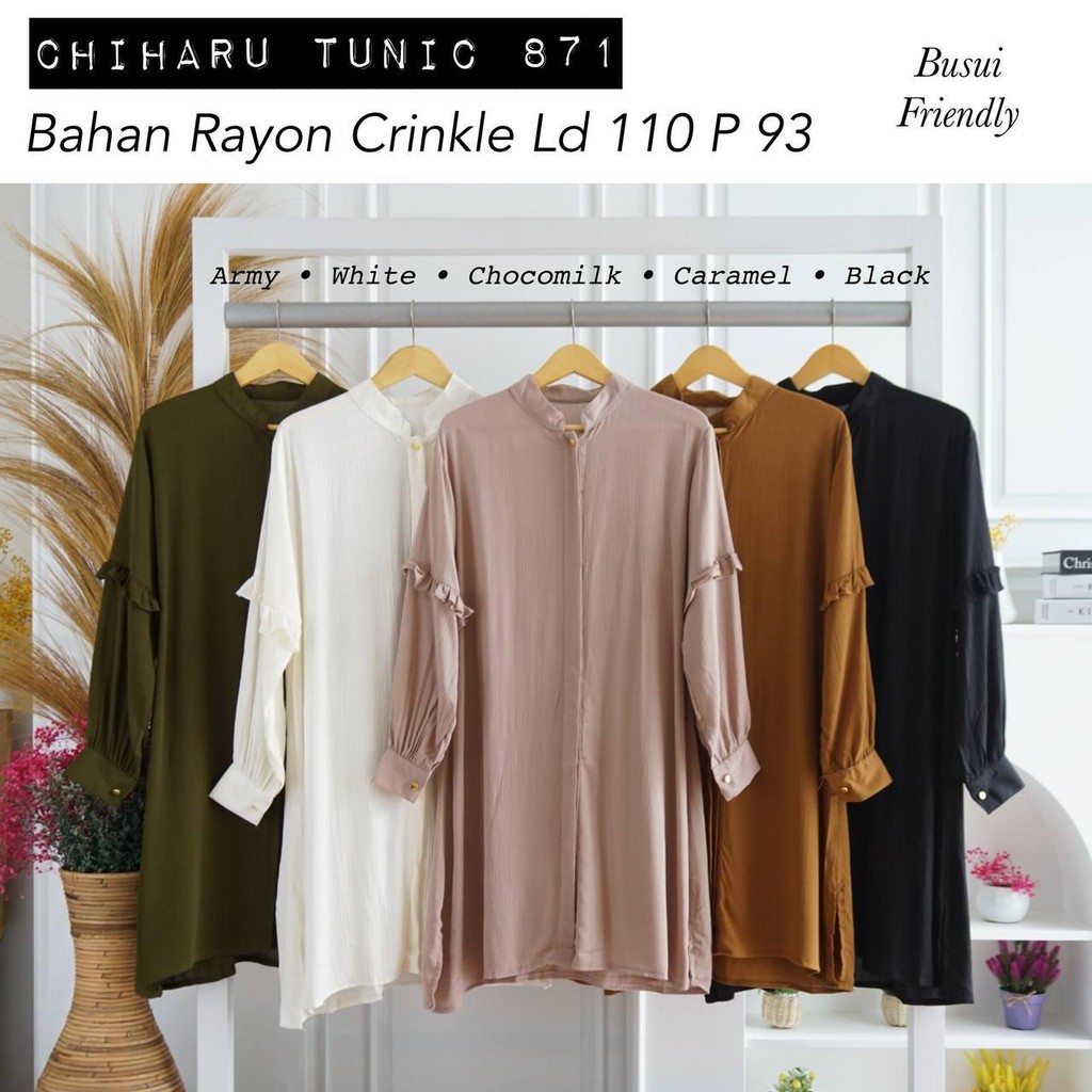 CHIHARU TUNIC / ATASAN / KEMEJA / TUNIK