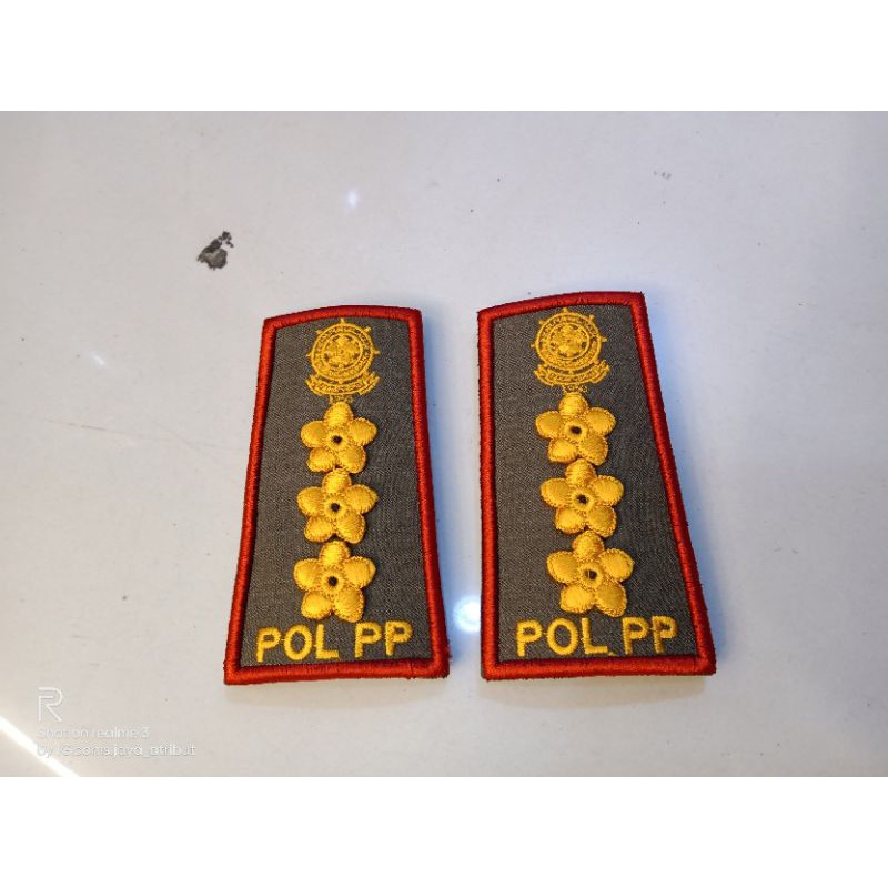 PANGKAT PDH POLPP BORDIR TIMBUL BERBAGAI GOLONGAN TERBARU