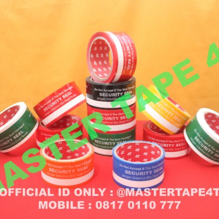 

Mantap Lakban Security Seal 4T Lakban Segel Pengaman Lakban Print Custom Hot Sale