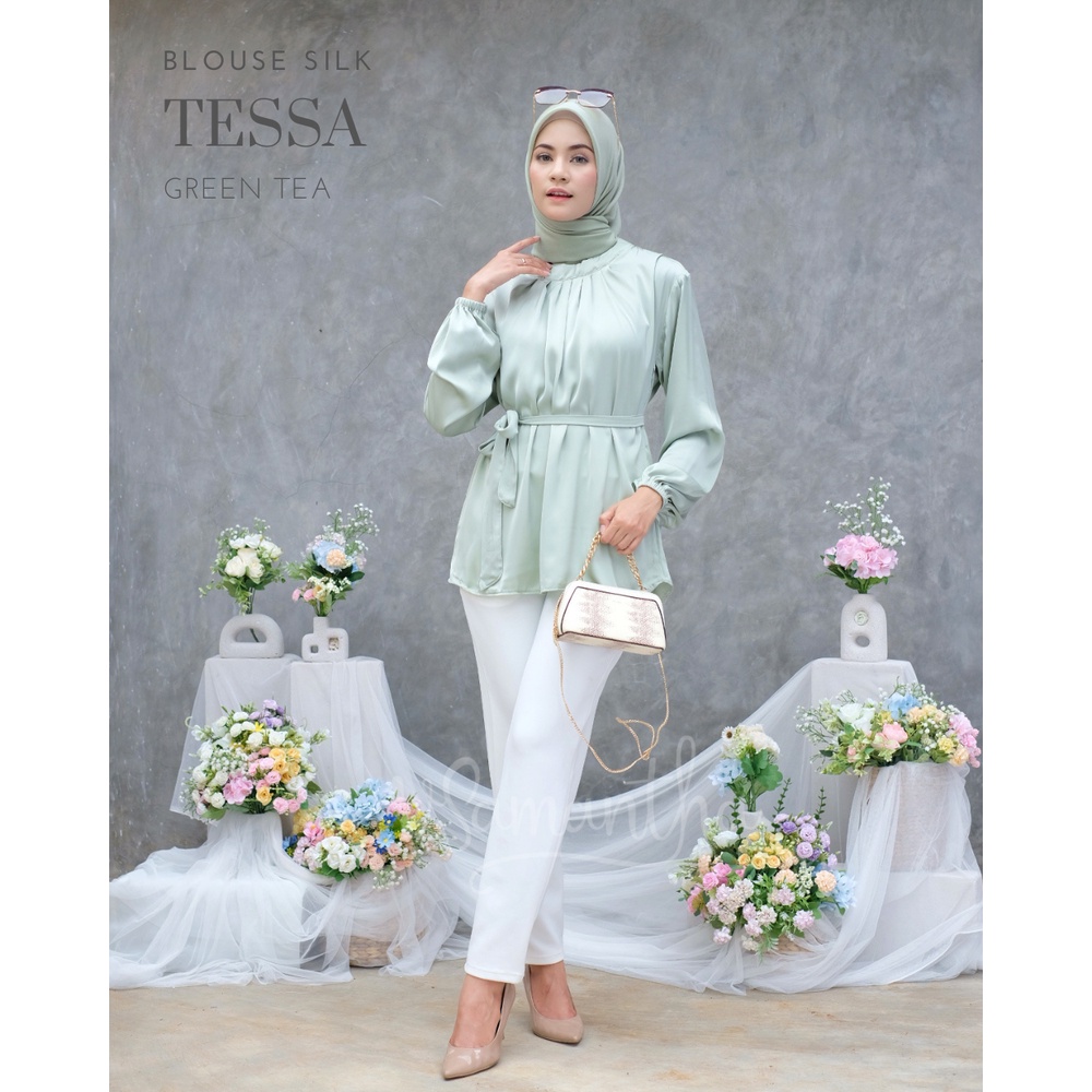 Blouse Silk Tessa / Top / Atasan