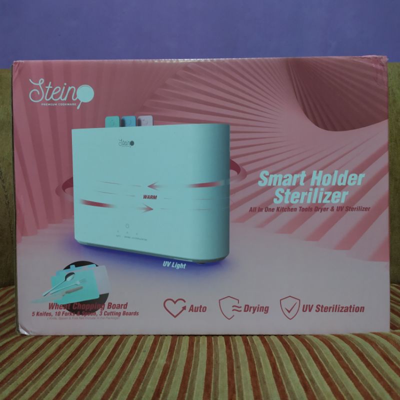 BARANG BARU BUKAN PRELOVED STEIN COOKWARE SMART HOLDER STERILIZER ALL IN ONE - DRY WITH UV