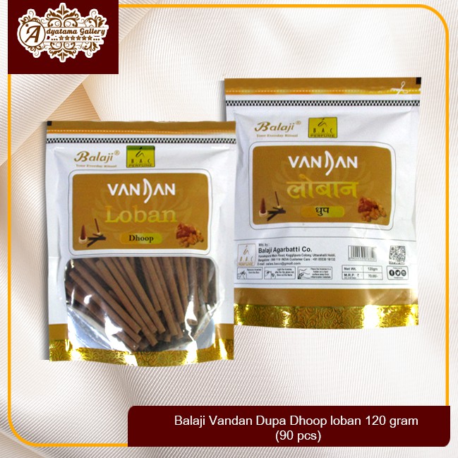 Balaji Vandan Dupa Dhoop loban 120 gram (90 pcs)