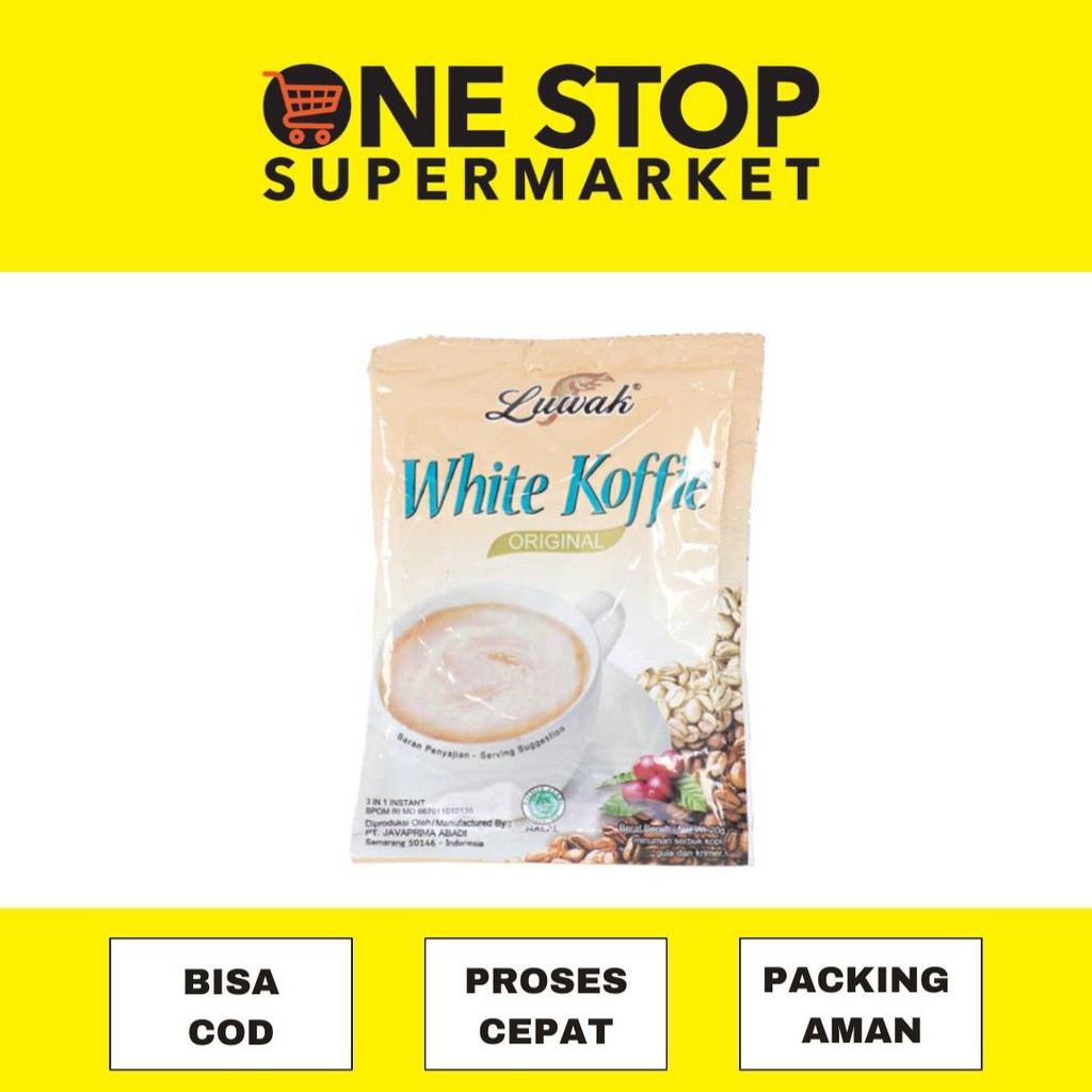 

Luwak White Koffie Original [1 Sachet]