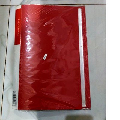 

Map Clear Holder Folio 60 Pocket / Map Display Book / Map Plastik / Map Dokumen Keeper- Merk ESBE