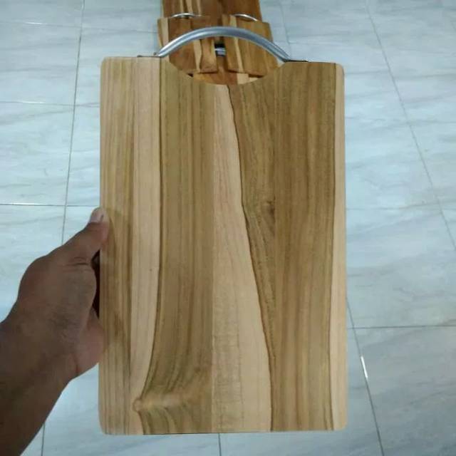 Talenan Kayu Jati MURAH TEBAL / Wooden Cutting Board / Talenan Jati