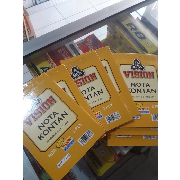 

Buku Nota Konta 2 Ply Kecil Vision