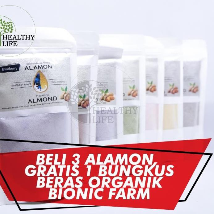 

LANGSUNG BELI Susu Almond Bubuk /ALAMON PREMIUM/ ASI Booster & Brain Nutrition, Healthy, Halal/Recom