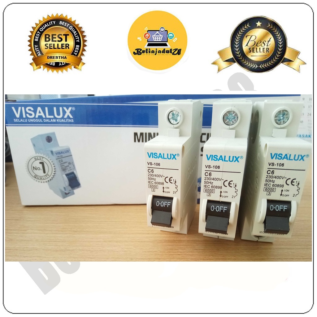 Beliajadulu88 MCB 1 Phase 16A,10A,6A,4A,2A VISALUX