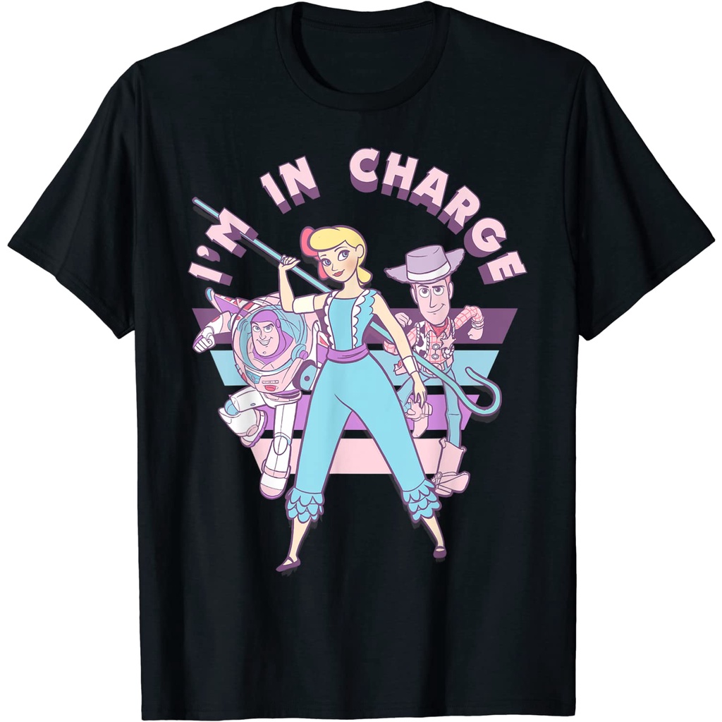 Baju Dewasa Pixar Toy Story Little Bo Peep I'm In Charge T-Shirt Fashion Pakaian Atasan Kaos Laki Pr
