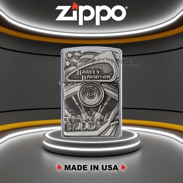 Zippo Harley Davidson 29266 Original Garansi Resmi USA