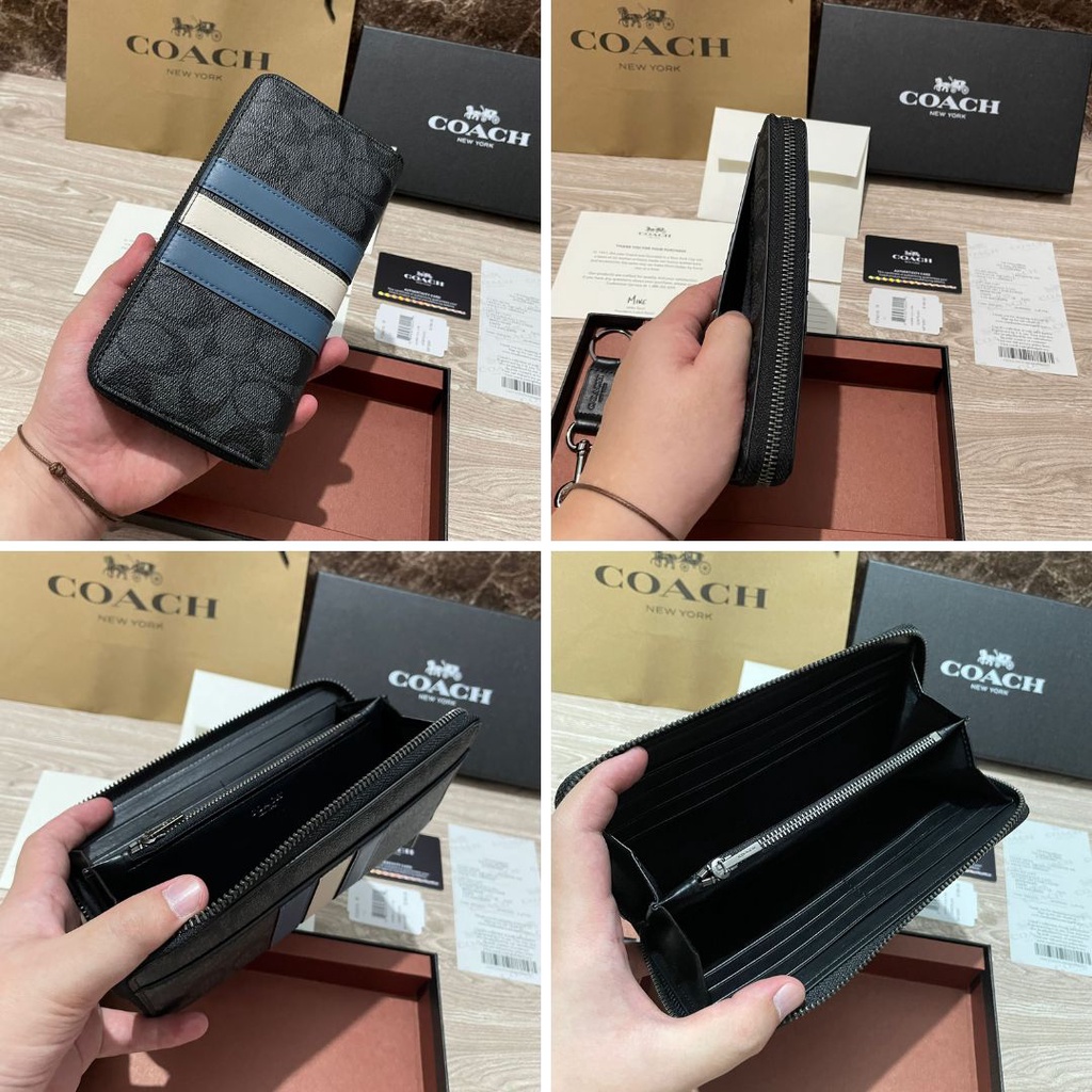 Dompet Panjang Coach 100% ORIGINAL / Coach Long Wallet Dompet Kulit Dompet Lipat