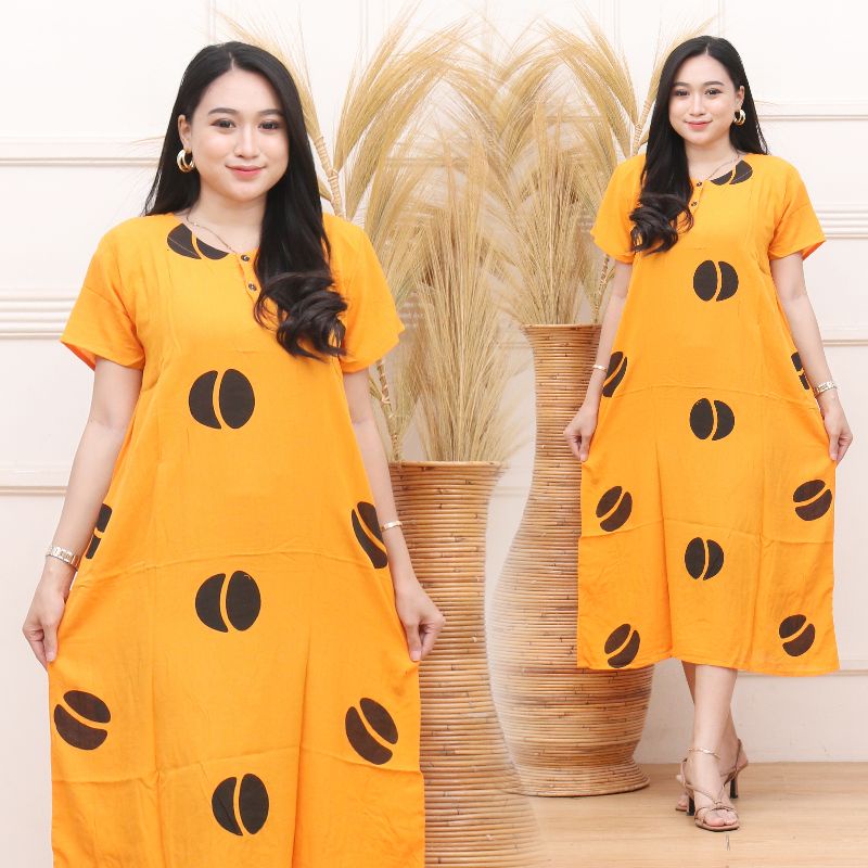 TERBARU | DASTER BUSUI MOTIF KORAN | DASTER KANCING BUSUI |  DASTER KEKINIAN-busui kopi kuning