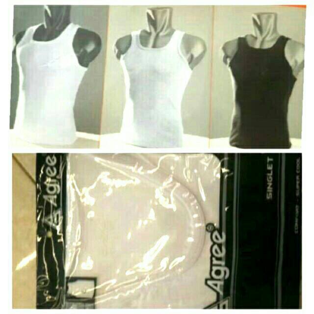 Kaos singlet agree / singlet pria