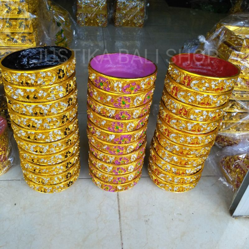 Tamas Sodan Motif Bunga Plawa/ Ukuran 18 Cm/ Prada Elit Isi 10 PCS/ Bahan Fibber