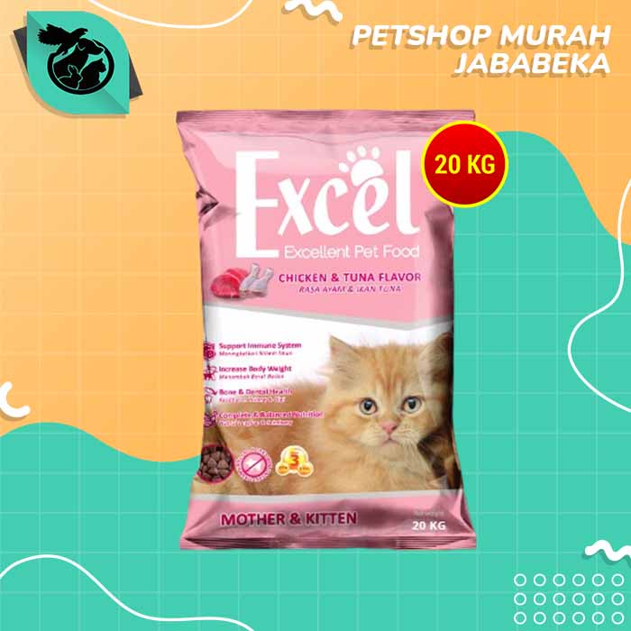 Makanan Kucing Excel 20 Kg