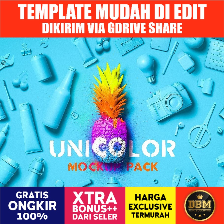 Unicolor Mockup Pack 2 - Photoshop