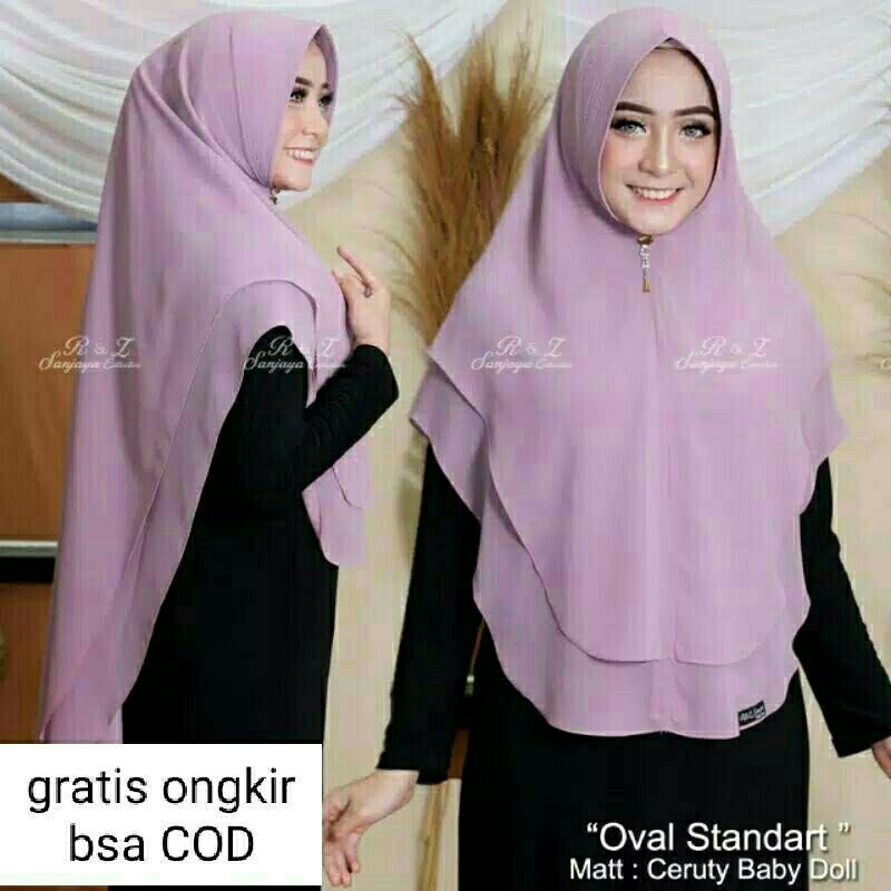 KHIMAR OVAL JUMBO(XXXL) CERUTY BABYDOLL PREMIUM