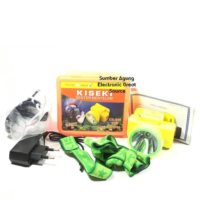 Kiseki Senter Kepala CK546 546 Waterproof Untuk Selam Menyelam Berenang