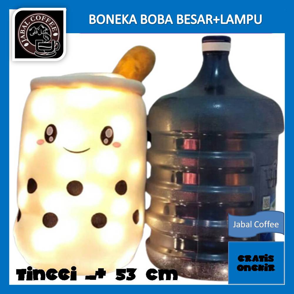 Boneka Boba Lampu LED Ukuran Galon