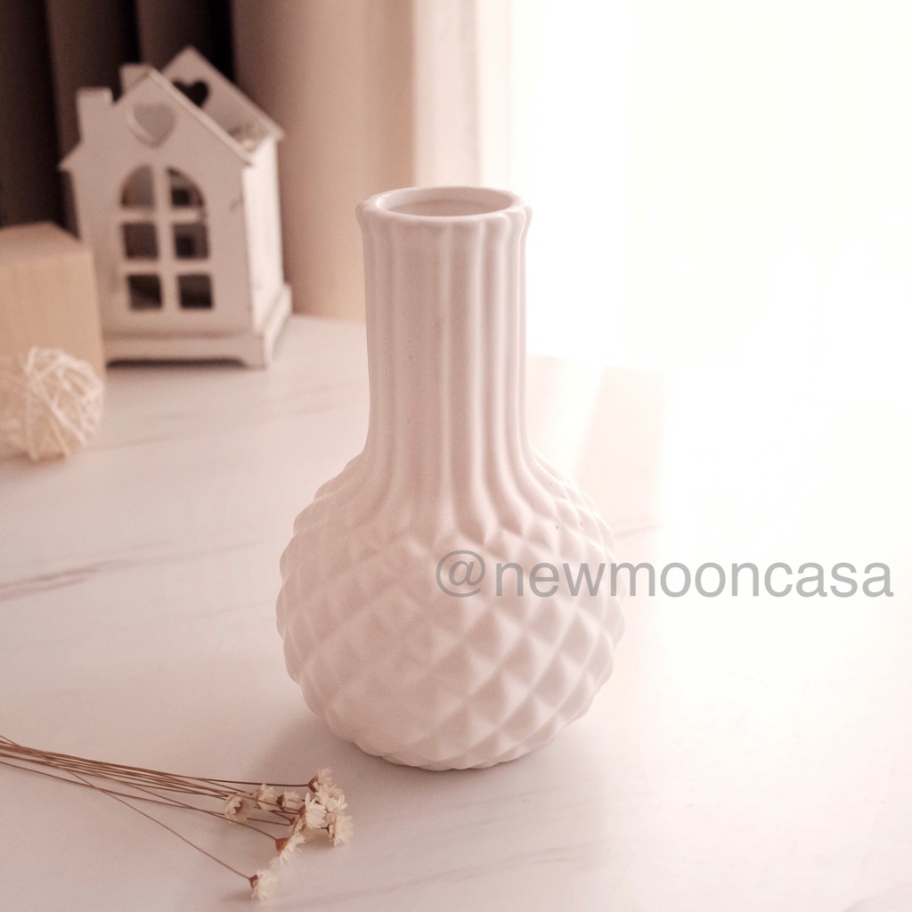 Pot keramik Flower Shabby Vas Bunga Vase vintage Cafe Rumah Pajangan