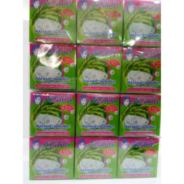 Sabun Beras Azana Milk + pearl Thailand