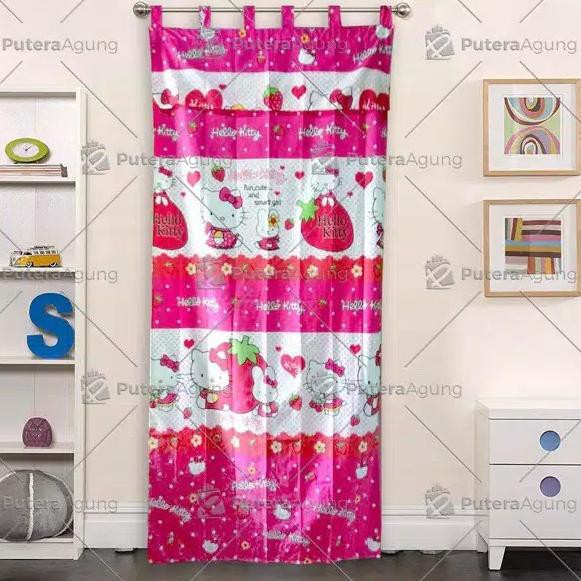 DFY❀ Gorden Pintu motif bunga dan karakter uk 85x200 Terlaris