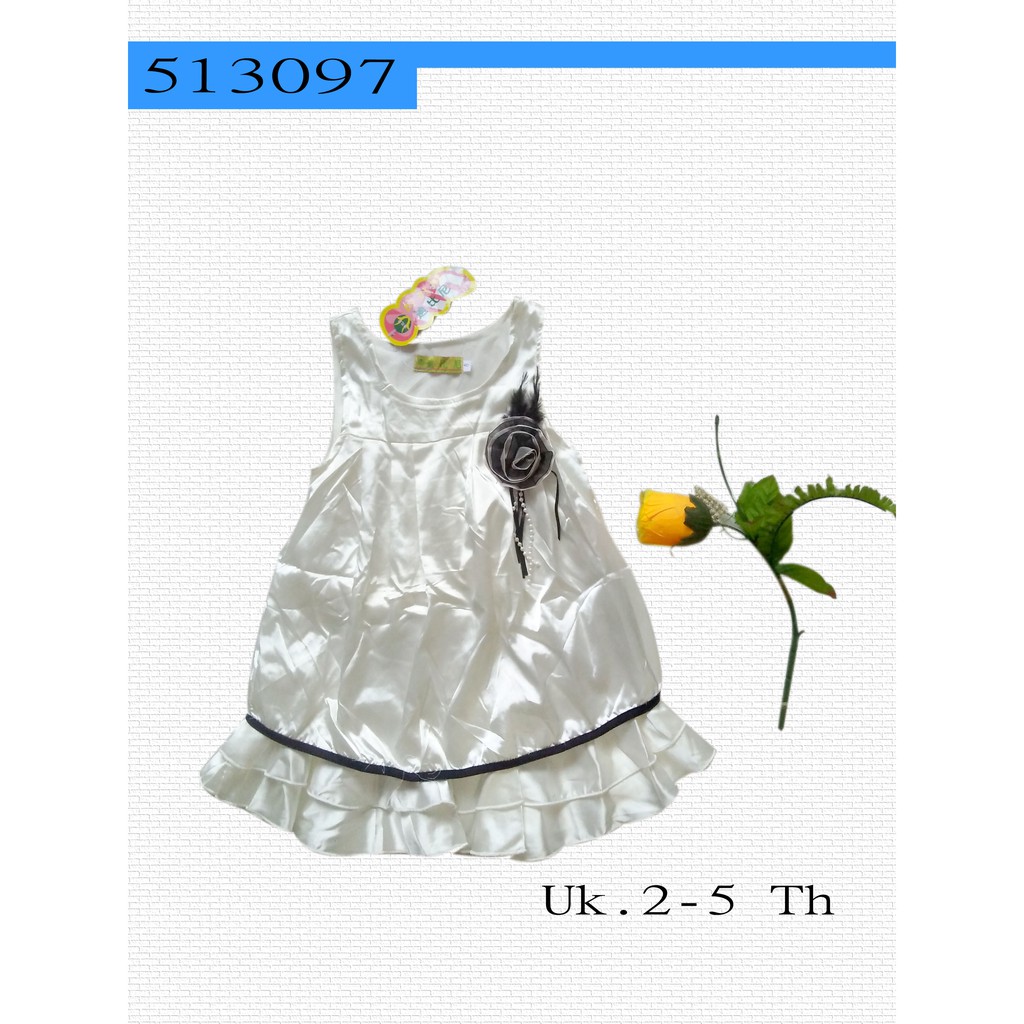 Baju Anak Perempuan - Dress Anak Perempuan Putih