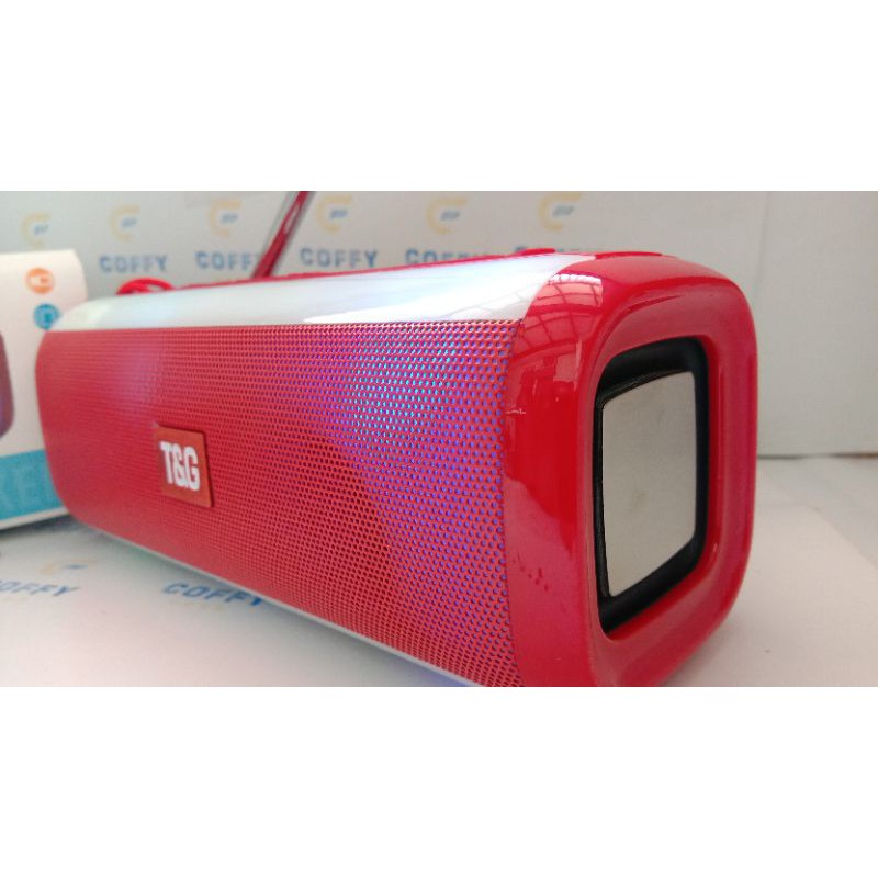 Speaker Bluetooth Portable JBL TG 144 Power 10W Super Bass LED Antena Radio