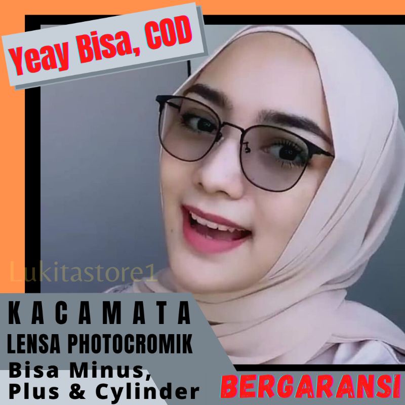 Kacamata Photocromic Minus Antiradiasi Blueray 1924
