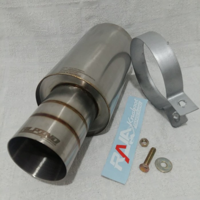 Knalpot Mobil Alpino F03 Baby Suara Kering