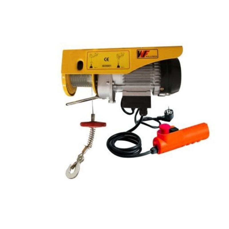 Elektrik hoist electric hoist katrol listrik willfred 125/250kg 20m