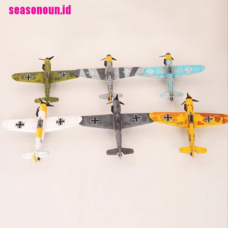 (seasonoun) 1pc Mainan model Pesawat Tempur Skala 1 / 48