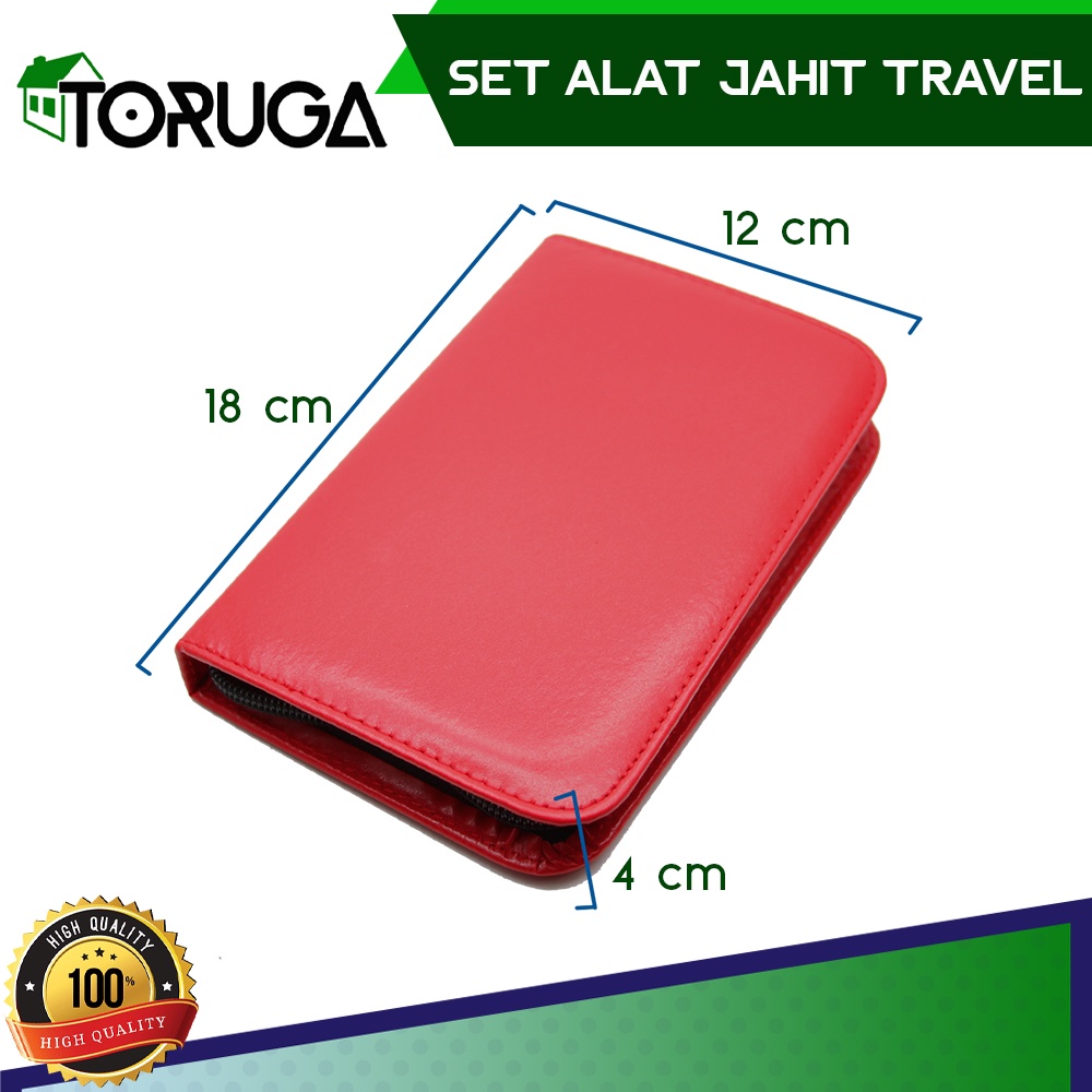 SET DOMPET ALAT JAHIT LENGKAP TRAVEL PERALATAN BENANG JARUM GUNTING