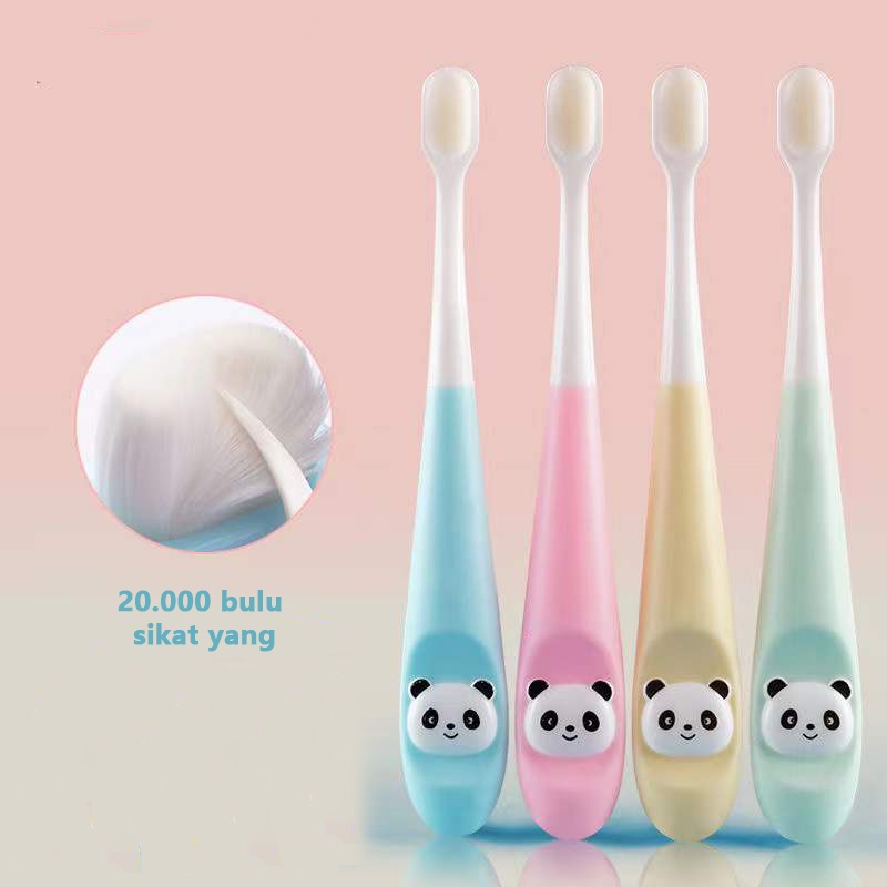 HIPPO LAND Sikat Gigi Bayi / Anak Bulu Halus Lembut Training Tooth Brush Karakter Panda 280