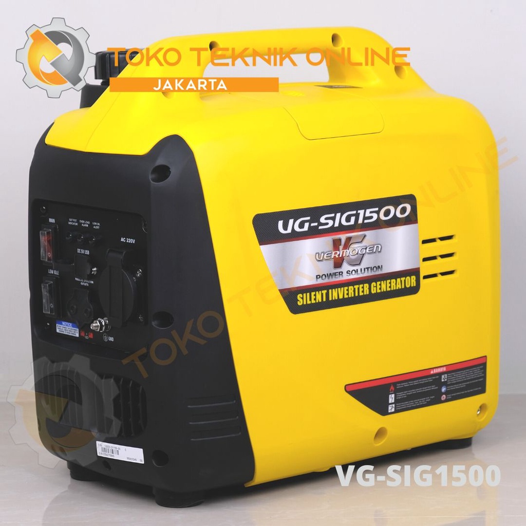 Genset Inverter Silent / Generator Inverter - 1500 Watt - VERMOGEN