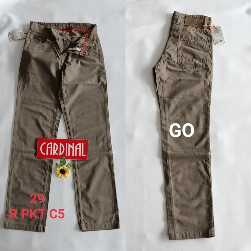 BB 29-PKT CARDINAL CASUAL CELANA POCKETS PANJANG Pria Fashion Laki Brand Kekinian Celana Chino