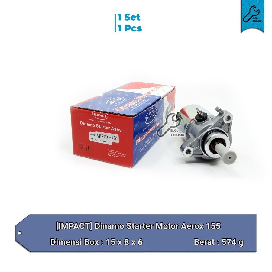 Dinamo starter motor Aerox 155 [Impact]