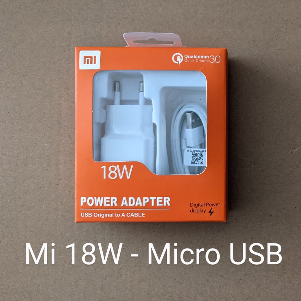 Adaptor Charger &amp; Kabel - Micro USB