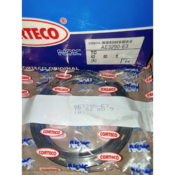 

oil seal TC 62 80 9 MERK NOK CORTECO ASLI 62x80x9