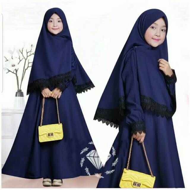 Gamis anak muslimah usia 12-14tahun