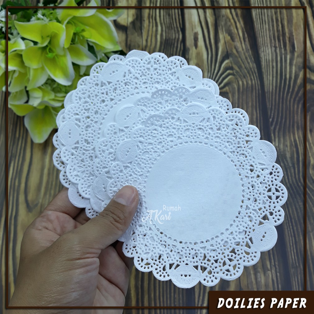 

Paper Doilies Putih untuk Keperluan Crafting/Kerajinan [20 Lembar]