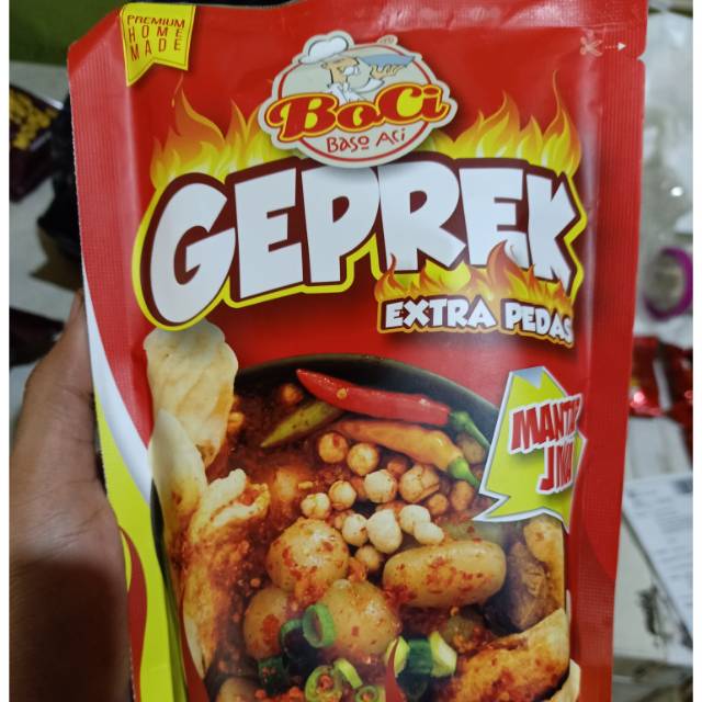 [GROSIR] Boci Geprek Extra pedas boci mantap jiwa EXTRA PEDAS Mantap jiwa boci homemade