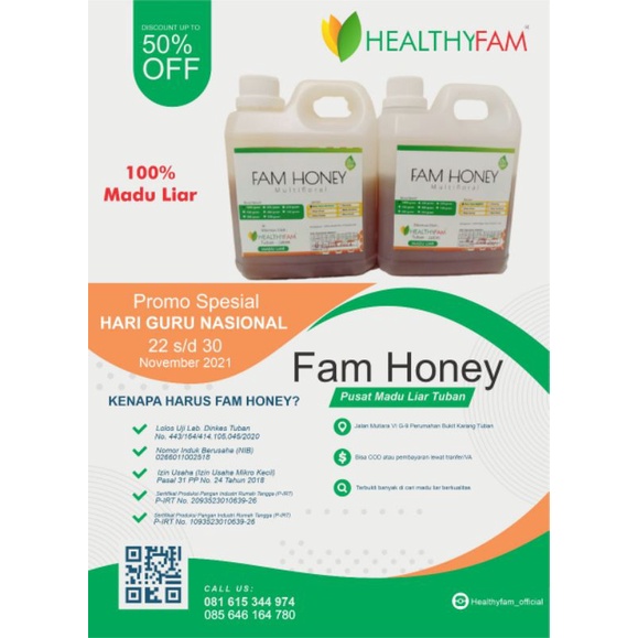 

Healthyfam 1 kg multiflora