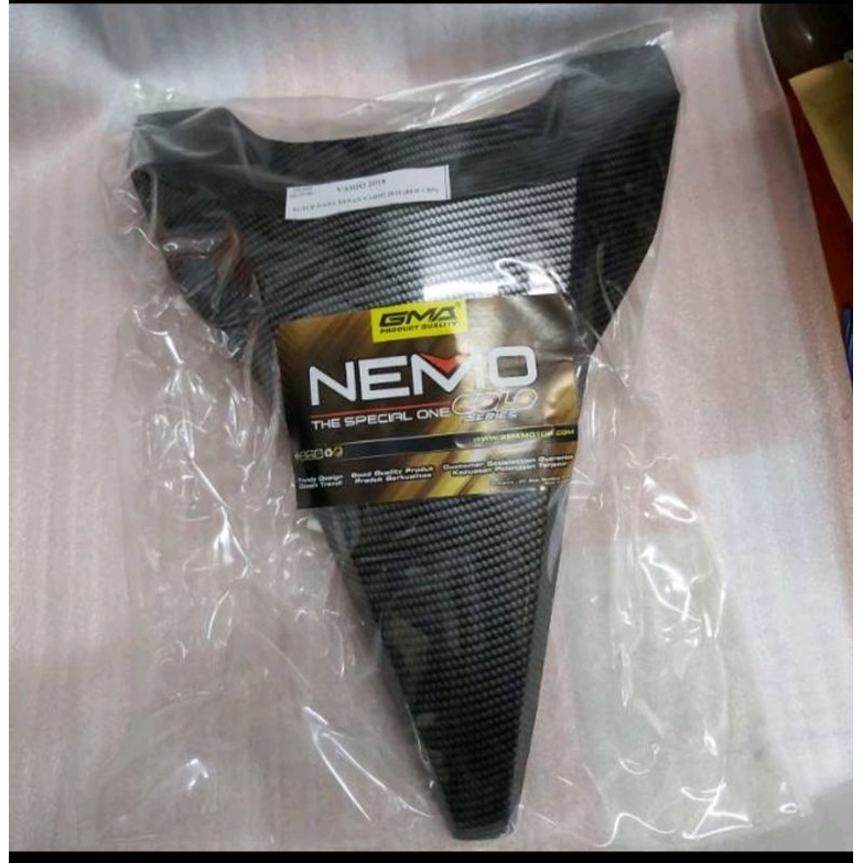 COVER TUTUP DADA DEPAN VARIO 150 NEW 2018-2021 CARBON NEMO