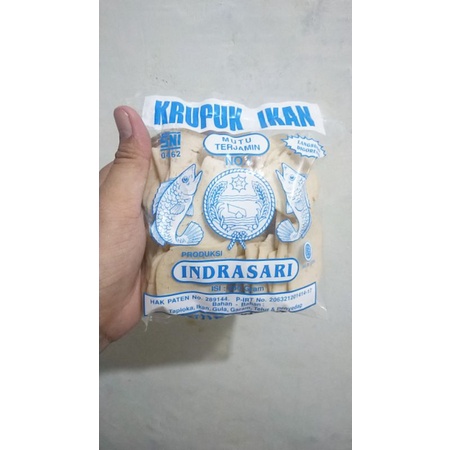 

Kerupuk Ikan Indrasari Biru Kemasan 250 Gram