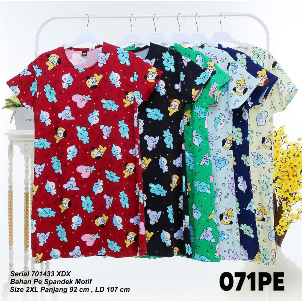 Dress Lemone XL LD 110 BTS BT21 071PE