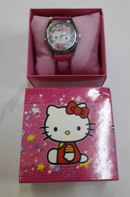 Jam tangan analog motif kartun