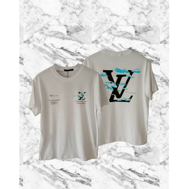 KAOS T SHIRT LOUIS VUITTON PAKAIAN PRIA WANITA MURAH BAJU UNISAX LOUIS VUITTON AUTHENTIC TEE